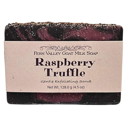 Natural Goat Milk Soap | Exfoliating Scrub | Raspberry Truffle - Korvel