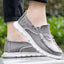Raw Edge Round Toe Embroidery Flat Slip-Ons