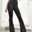 Raw Hem High Waist Flare Jeans - Korvel