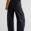 Raw Hem Wide Leg Jeans with Pockets - Korvel