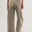 Raw Hem Wide Leg Jeans with Pockets - Korvel