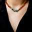 Raw Cognac Baltic Amber + Raw Turquoise Jasper || Necklace - Korvel