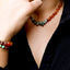 Raw Cognac Baltic Amber + Raw Turquoise Jasper || Necklace - Korvel