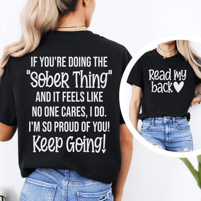 Lee mi camiseta de espalda
