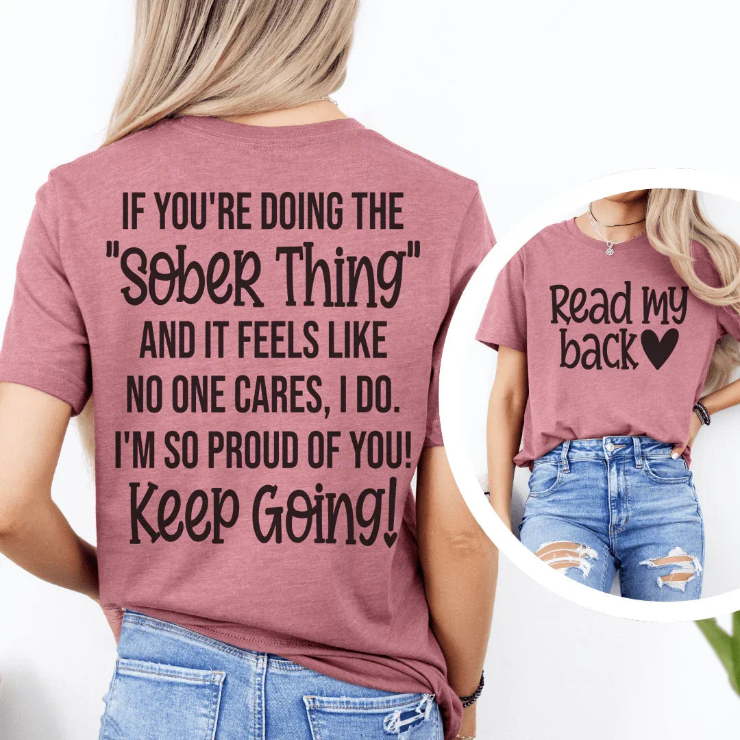 Lee mi camiseta de espalda