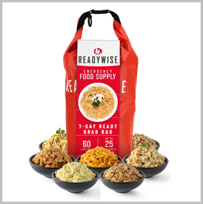 7 Day Emergency Dry Bag - 60 Servings Breakfast