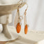 Real Alstroemeria Petal Earrings - Fairy Wings Floral Jewelry