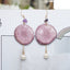 Harvest Gem Vegetable Slice Earrings - Carrot & Purple Sweet Potato