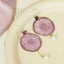 Harvest Gem Vegetable Slice Earrings - Carrot & Purple Sweet Potato