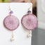 Harvest Gem Vegetable Slice Earrings - Carrot & Purple Sweet Potato