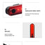 USB Rechargeable Rear Bike Tail Light - Ultra Bright Safety Light