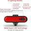 USB Rechargeable Rear Bike Tail Light - Ultra Bright Safety Light
