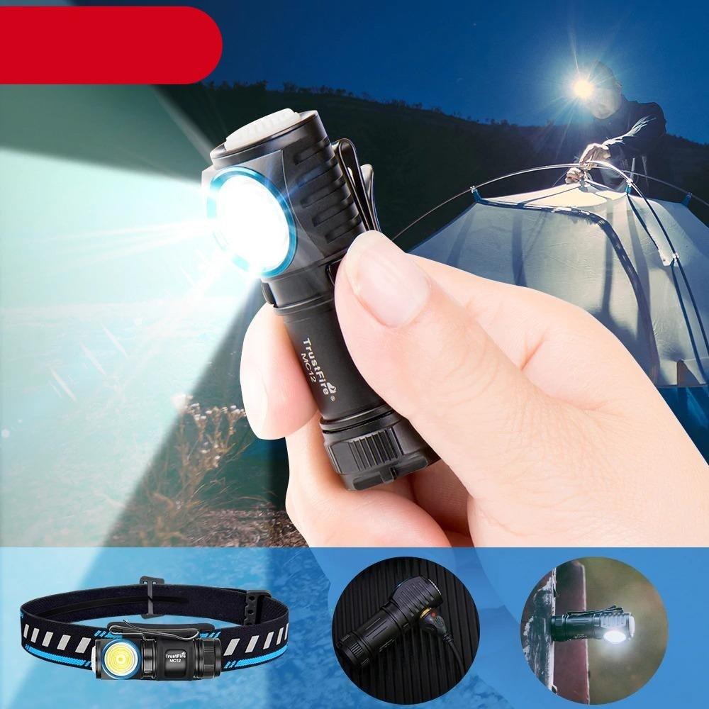 Linterna LED recargable de alto lumen - Magnética y resistente al agua