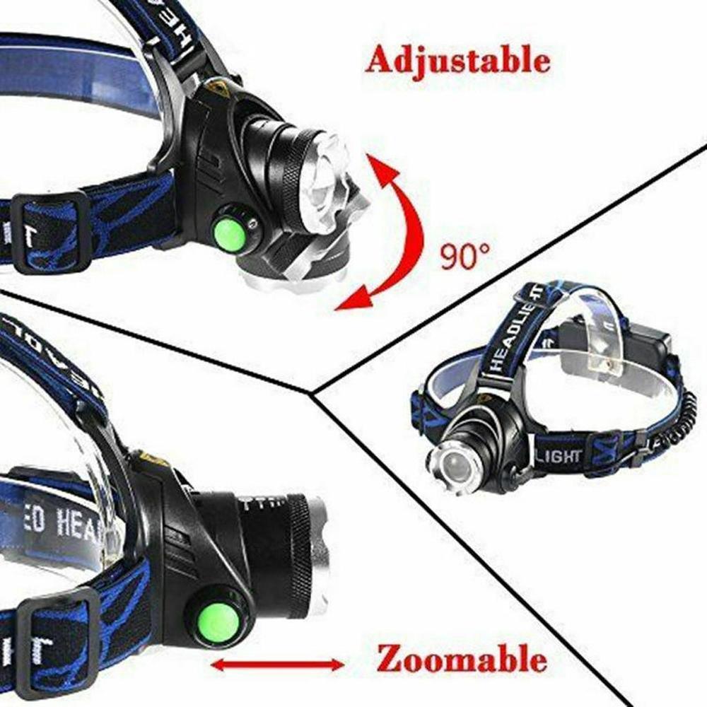 Linterna Frontal LED Recargable Ultra Brillante para Aventuras al Aire Libre