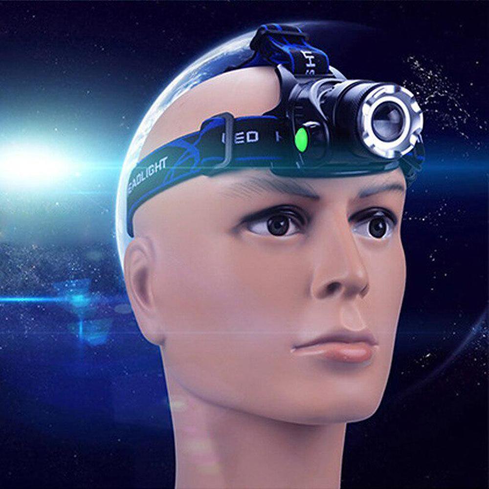 Linterna Frontal LED Recargable Ultra Brillante para Aventuras al Aire Libre