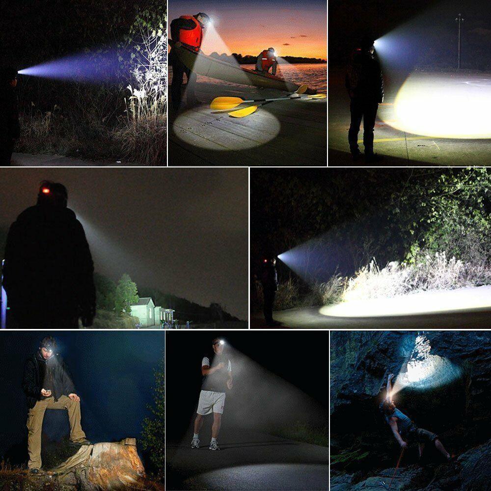 Linterna Frontal LED Recargable Ultra Brillante para Aventuras al Aire Libre
