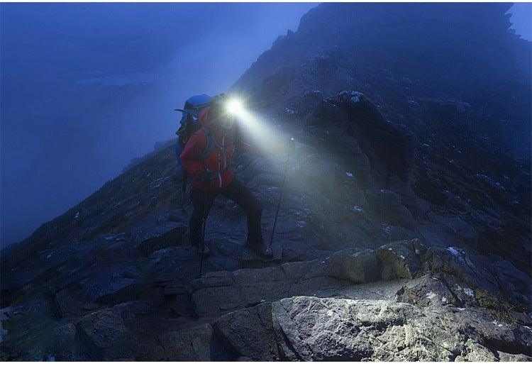 Lampe frontale LED rechargeable - Étanche et capteur de mouvement