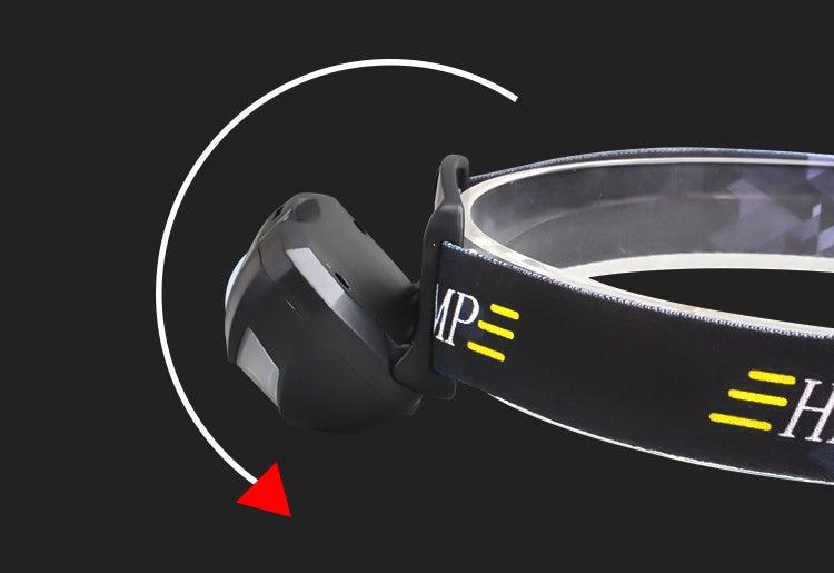 Lampe frontale LED rechargeable - Étanche et capteur de mouvement