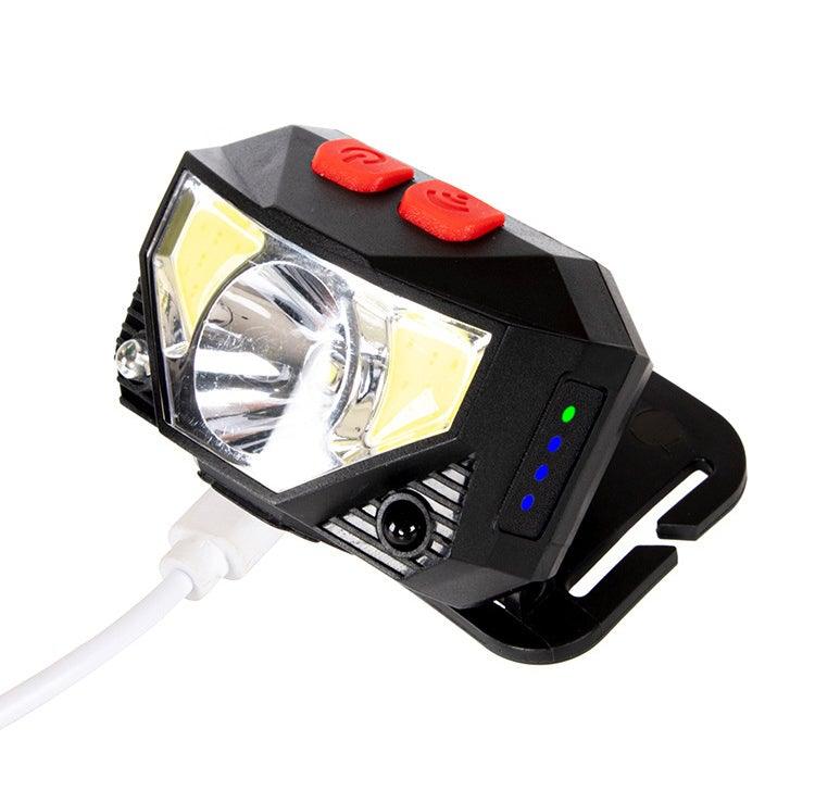 Lampe frontale LED rechargeable - Étanche et capteur de mouvement