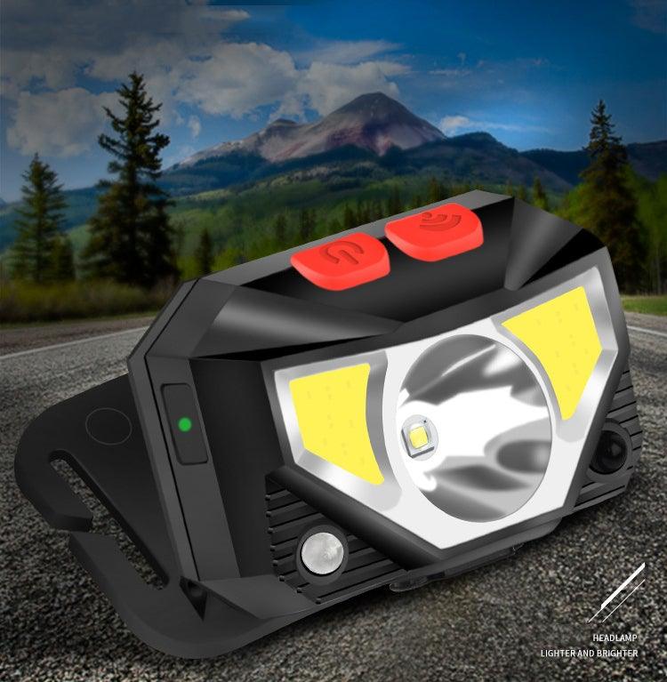 Lampe frontale LED rechargeable - Étanche et capteur de mouvement