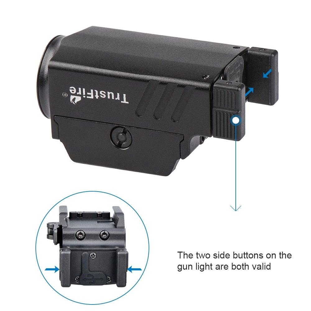 Rechargeable Waterproof Spotlight Flashlight - High Lumen Tactical Light