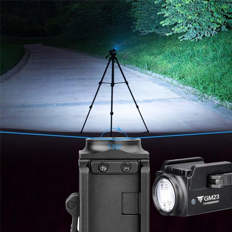 Rechargeable Waterproof Spotlight Flashlight - High Lumen Tactical Light