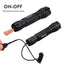 High Lumen Tactical Flashlight with USB Rechargeable Feature