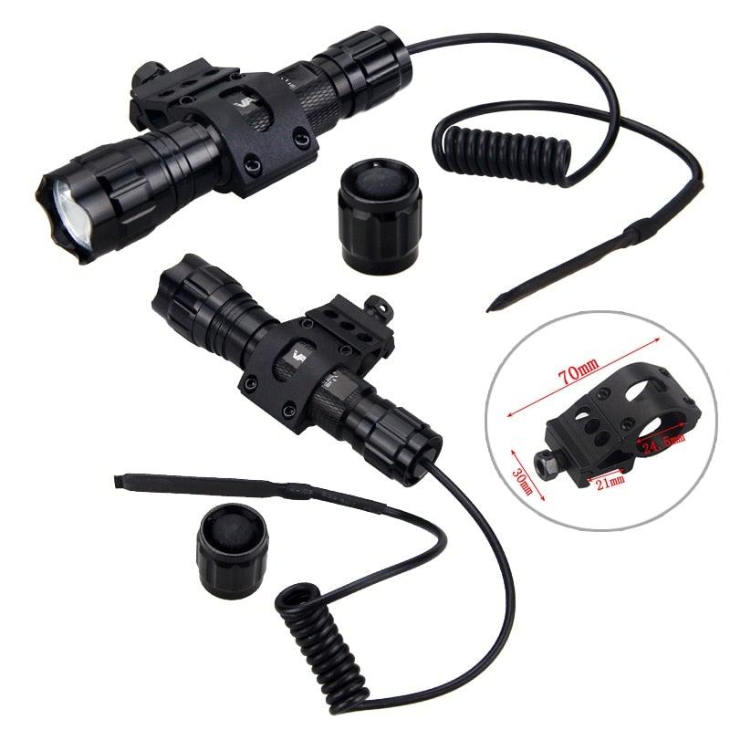 High Lumen Tactical Flashlight with USB Rechargeable Feature