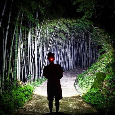 Premium Rechargeable USB Headlamp - 500m Long Range Waterproof Light