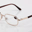 Stylish Rectangle Stainless Steel Blue Light Blocking Readers