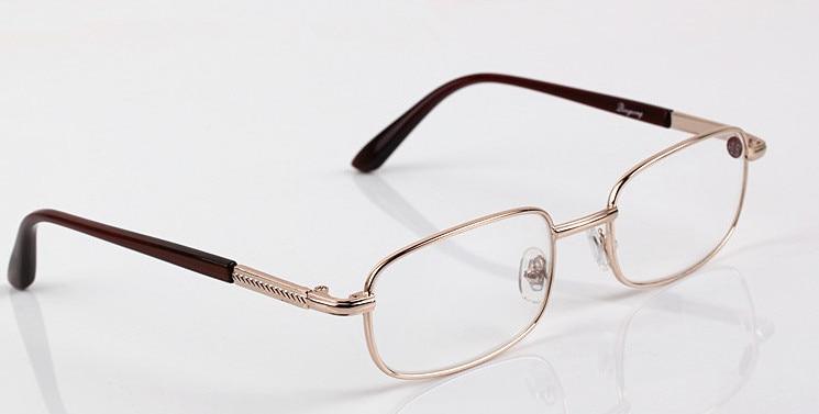 Stylish Rectangle Stainless Steel Blue Light Blocking Readers