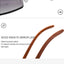 Gafas de sol rectangulares sin montura premium para hombres y mujeres