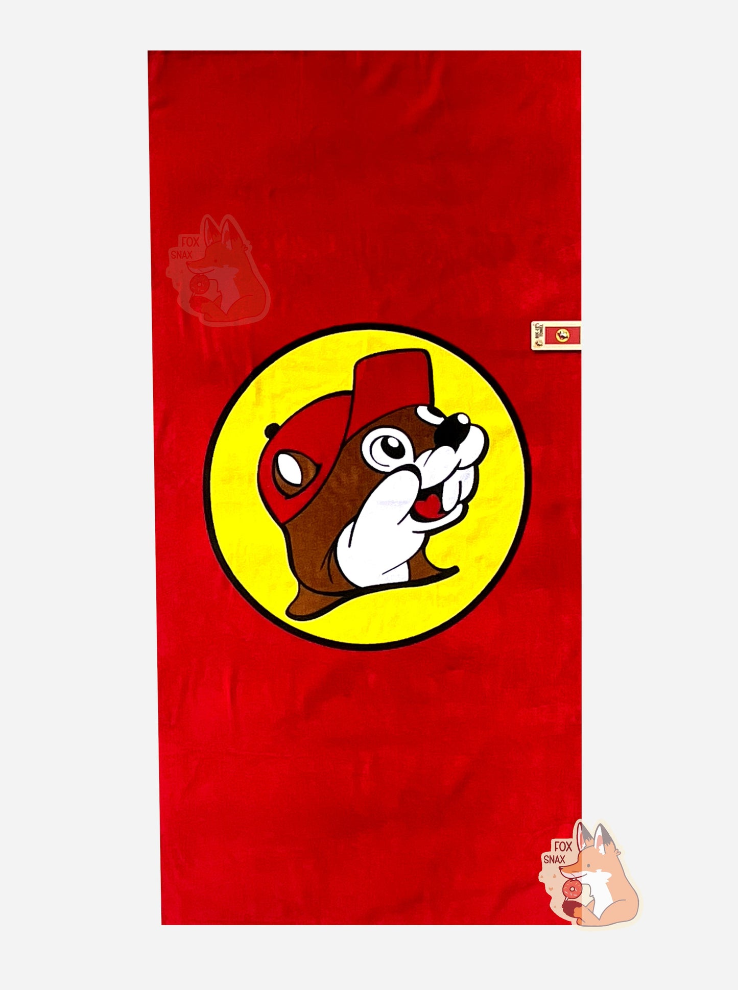 Serviette de Plage Rouge Luxueuse de Buc-ee's