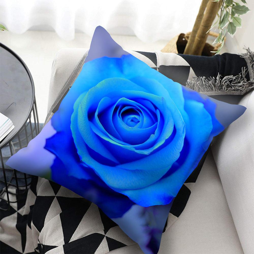 Fundas de Cojín Decorativas de Flores Rojas para Decoración del Hogar