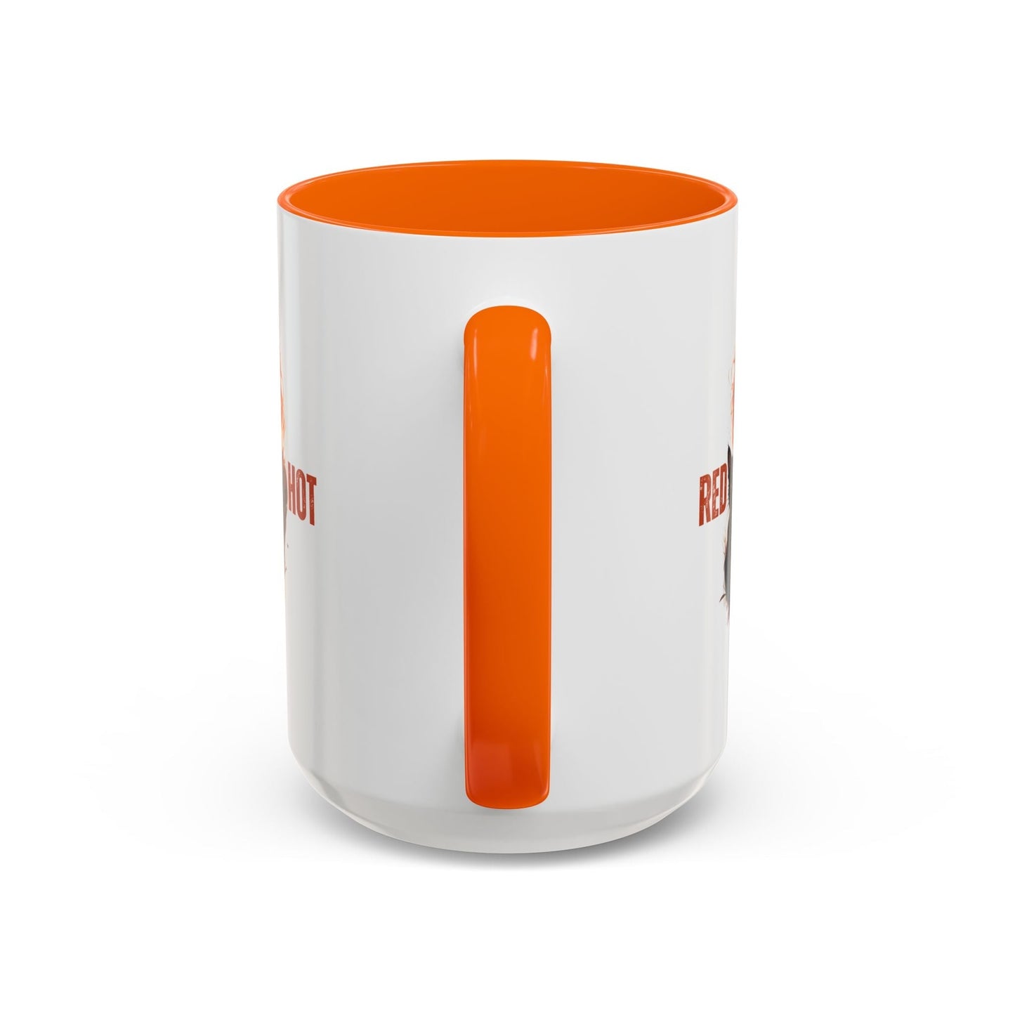 Artistic Cat Red Hot Coffee Mug - Unique Design