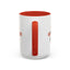 Artistic Cat Red Hot Coffee Mug - Unique Design