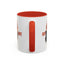 Artistic Cat Red Hot Coffee Mug - Unique Design