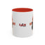 Artistic Cat Red Hot Coffee Mug - Unique Design