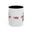 Artistic Cat Red Hot Coffee Mug - Unique Design