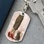 Porte-clés Femme Chat Chaussure Rouge