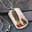 Red Shoe Cat Lady Necklace