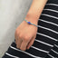 Handmade Adjustable Red String Bracelet with Blue Eye Charm