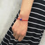 Handmade Adjustable Red String Bracelet with Blue Eye Charm
