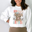 Sweatshirt Rouge Blanc Et Meuh