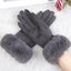 Red Winter Touchscreen Gloves for Women - Comfortable & Stylish