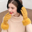Red Winter Touchscreen Gloves for Women - Comfortable & Stylish