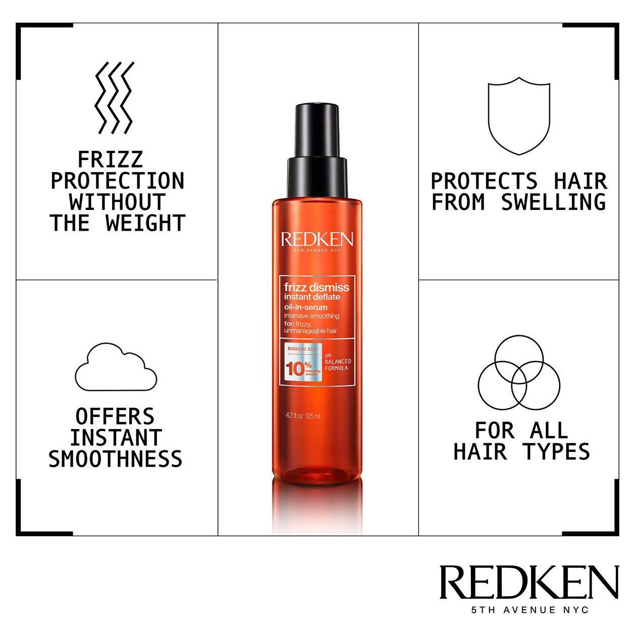 Redken Frizz Dismiss Instant Deflate Huile-En-Sérum 4.2oz