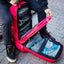 Red Polyester Carry-On Patented Backpack - Limited Edition