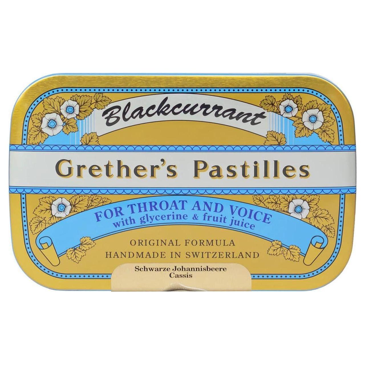 Pastillas Grether de Grosella Sin Azúcar 2.125 Oz.