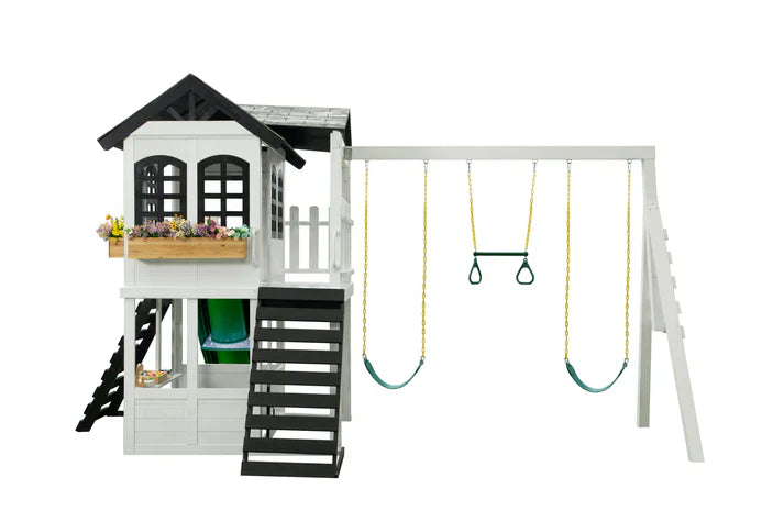 2MamaBees Reign Two Story Swing Set - Korvel
